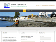 Tablet Screenshot of gandalfconsulting.bc.ca